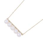 ショッピングシグネチャー タサキ ネックレス バランス シグネチャー あこや真珠 パール K18YGイエローゴールド P-15884-18KYG TASAKI ペンダント 【安心保証】