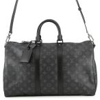  Louis Vuitton сумка "Boston bag" монограмма * Eclipse ключ poru* частота lie-ru45 M40569 2way плечо черный чёрный [ безопасность гарантия ]