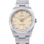 ロレックス オイスターパーペチュアル36 ランダムシリアル ルーレット 126000 ROLEX 腕時計 ベージュ文字盤 【安心保証】