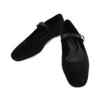 エルメス パンプス ジェーン ベロア レディースサイズ37 1/2 HERMES 靴 黒