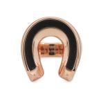 エルメス リング ジョケット GM ブラック/ピンクゴールド金具 サイズ53 HERMES 指輪 黒