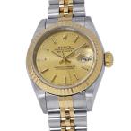 ロレックス デイトジャスト SS/K18YGイエローゴールド K番 79173 ROLEX 腕時計 シャンパン文字盤 【安心保証】