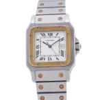 カルティエ サントスガルベ LM Cartier 腕時計 白文字盤 【安心保証】