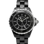 シャネル J12 12PD ダイヤモンド H1625 CHANEL 腕時計 ウォッチ 黒文字盤 レディース 【安心保証】