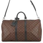  Louis Vuitton сумка "Boston bag" монограмма * мака sa- ключ poru* частота lie-ru55 M56714 2way плечо черный чёрный [ безопасность гарантия ]