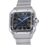 カルティエ サントス ドゥ カルティエ LM WSSA0030 Cartier 腕時計 ブルー文字盤 【安心保証】