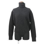  Hermes вязаный длинный рукав вязаный женский размер 36 HERMES свитер tops [ безопасность гарантия ]