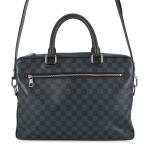  Louis Vuitton портфель Damier * кобальт poruto при . man * бизнес N41347 Vuitton сумка 2way плечо чёрный черный [ безопасность гарантия ]