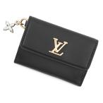 ルイヴィトン 三つ折り財布 カーフレザー ミニ トリフォールド ウォレット・LV ブルーム M15081 黒 ブラック 【安心保証】
