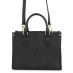 ルイヴィトン ハンドバッグ モノグラム・アンプラント オンザゴーPM M45653 黒 ブラック 2way 【安心保証】