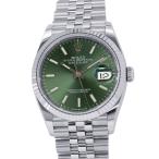ロレックス デイトジャスト36 SS/K18WG 126234 ROLEX 腕時計 ミントグリーン文字盤