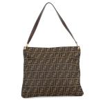 フェンディ ショルダーバッグ ズッカ柄 キャンバス/レザー 15082 FENDI ワンショルダーバッグ 【安心保証】