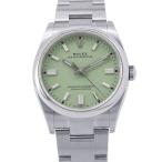 ロレックス オイスターパーペチュアル36 ランダムシリアル ルーレット 126000 ROLEX 腕時計 ピスタチオ文字盤 【安心保証】