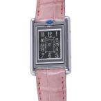 カルティエ タンク バスキュラント SM W1016830 Cartier クォーツ 腕時計 グレー文字盤 【安心保証】