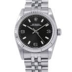 ロレックス オイスターパーペチュアル SS/K18WGホワイトゴールド W番 67514 ROLEX 腕時計 ウォッチ 黒文字盤 【安心保証】