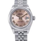 ロレックス レディ デイトジャスト28 279160 ROLEX レディース 腕時計 ピンク文字盤 ローマン 【安心保証】