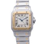 カルティエ サントスガルベ LM W20011C4 Cartier 腕時計 白文字盤 【安心保証】