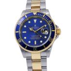 ロレックス サブマリーナ デイト コンビ SS/K18YG D番 16613T ROLEX 腕時計 ブルー文字盤 【安心保証】