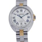 カルティエ クレ ドゥ カルティエ W2CL0002 Cartier 腕時計 シルバー文字盤 【安心保証】
