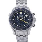 オメガ シーマスター ダイバー300M コーアクシャル GMT クロノグラフ 212.30.44.52.03.001 OMEGA 腕時計 ブルー文字盤 【安心保証】