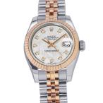 ロレックス デイトジャスト SS/K18PG 179171G ROLEX 腕時計 レディース メテオライト文字盤 10PD