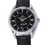 オメガ シーマスター アクアテラ 150M コーアクシャル GMT 231.10.43.22.01.001 OMEGA 腕時計 黒文字盤 【安心保証】