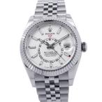 ロレックス スカイドゥエラー SS/K18WG 336934 ランダムシリアル ルーレット ROLEX 腕時計 白文字盤 【安心保証】
