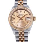 ロレックス レディ デイトジャスト28 SS/K18PG 279161G ROLEX 腕時計 ロゼ文字盤 9Pスターダイヤ IXダイヤ 【安心保証】