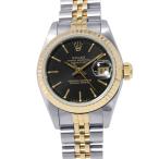 ロレックス デイトジャスト 94番 SS/K18YG 69173 ROLEX 腕時計 黒文字盤 【安心保証】