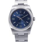 ロレックス オイスターパーペチュアル36 ランダムシリアル ルーレット 116000 ROLEX 腕時計 ウォッチ ブルー文字盤 【安心保証】