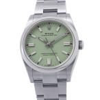 ロレックス オイスターパーペチュアル36 ランダムシリアル ルーレット 126000 ROLEX 腕時計 ピスタチオ文字盤 【安心保証】