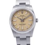 ロレックス オイスターパーペチュアル34 ランダムシリアル ルーレット 124200 ROLEX 腕時計 ベージュ文字盤