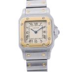 カルティエ サントスガルベ SM W20012C4 Cartier 腕時計 ウォッチ クォーツ アイボリー文字盤 【安心保証】