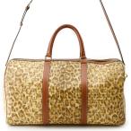  Celine сумка "Boston bag" Leopard Trio mfPVC/ кожа CELINE 2way плечо [ безопасность гарантия ]