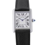 カルティエ タンク マスト LM WSTA0041 Cartier 腕時計 クォーツ シルバー文字盤 【安心保証】