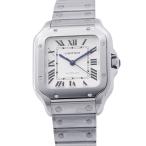 カルティエ サントス ドゥ カルティエ LM WSSA0018 Cartier 腕時計 シルバー文字盤
