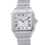 カルティエ サントス ドゥ カルティエ MM WSSA0029 Cartier 腕時計 シルバー文字盤
