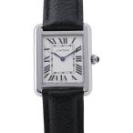 カルティエ タンク ソロ SM WSTA0030 Cartier 腕時計 シルバー文字盤 クォーツ 【安心保証】