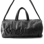  солнечный rolan Париж сумка "Boston bag" широкий Logo pa мех овчина 797640 SAINT LAURENT PARIS чёрный 