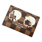  Louis Vuitton футляр для карточек Damier LV× NIGOporutokaruto* тонкий N40812 2025 год осень-зима ограничение 