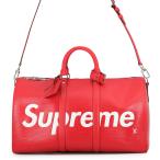  Louis Vuitton сумка "Boston bag" epi Supreme ключ poru* частота lie-ru45 M53419 LOUIS VUITTON Vuitton Supreme [ безопасность гарантия ]