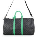  Louis Vuitton сумка "Boston bag" монограмма * Eclipse ключ poru* частота lie-ru50 M26434 LOUIS VUITTON путешествие сумка чёрный [ безопасность гарантия ]