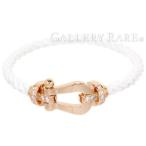 フレッド ブレスレット フォース10 ハーフパヴェ ダイヤモンド 0.28ct K18PGピンクゴールド バックル付き サイズ14 0B0030 6B0200 FRED ジュエリー 白