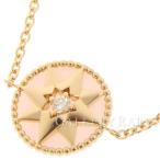 クリスチャン・ディオール ネックレス ローズ デ ヴァン K18PG ダイヤモンド ピンクオパール Christian Dior