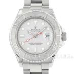 ロレックス ヨットマスター ロレジウム SS×プラチナ M番 ルーレット 16622 ROLEX 腕 ...