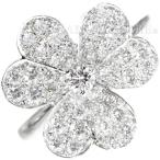 ヴァンクリーフ&amp;アーペル リング フリヴォル 1フラワー ダイヤモンド 43石 0.8ct K18WG サイズ49 Van Cleef&amp;Arpels