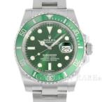 ロレックス サブマリーナ グリーン デイト ランダムシリアル ルーレット 116610LV ROLE ...