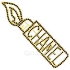 シャネル ブローチ ラインストーン ライターモチーフ ロゴ B17A CHANEL アクセサリー ピンブローチ