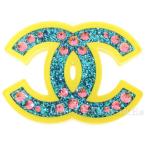 シャネル ブローチ ココマーク ラインストーン 18C CHANEL アクセサリー ピンブローチ