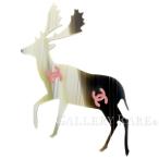 シャネル ブローチ トナカイモチーフ アニマル ココマーク 01A CHANEL アクセサリー ピンブローチ クリスマス